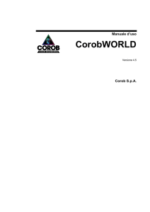 Manuale Corob™ WORLD