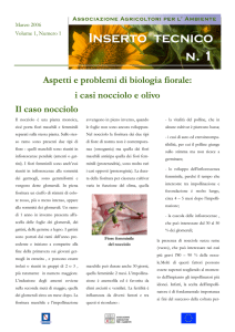 Inserto tecnico N° 1 - Agricoltori per l`ambiente