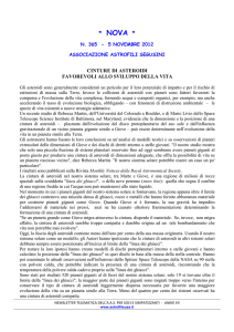 nova newsletter aas 365 05112012 - Associazione Astrofili Segusini