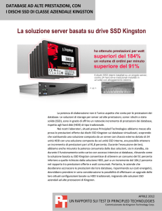 La soluzione server basata su drive SSD Kingston