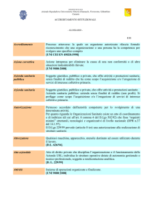 Glossario - Azienda Ospedaliero - Universitaria "Policlinico