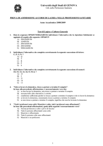 Professioni Sanitarie Genova 2008