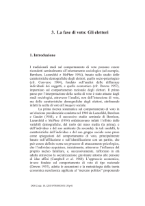 3. La fase di voto: Gli elettori