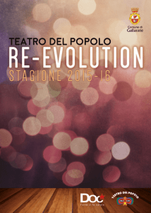 2016 - Teatro del Popolo