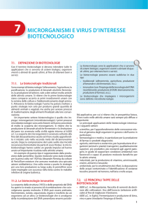 microrganismi e virus d`interesse biotecnologico mb