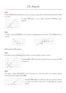 Angoli Classe Prima