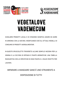 Vegetalove vademecum