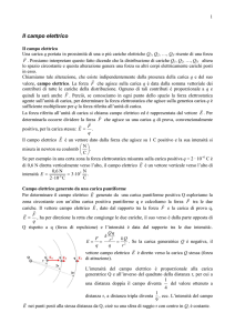 Il campo elettrico - web