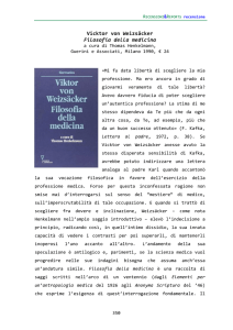 Vicktor von Weizsäcker Filosofia della medicina
