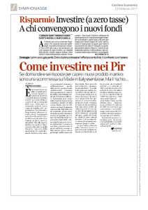 Corriere Economia 13 Febbraio 2017