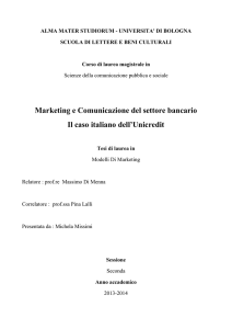 Marketing e comunicazione del settore bancario: il caso italiano dell
