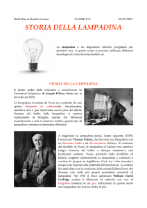 storia della lampadina