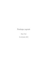 Fisiologia vegetale