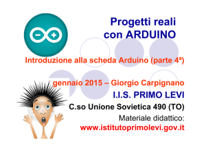 Progetti reali con ARDUINO