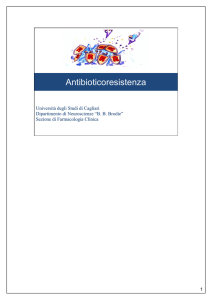 Antibiotico resistenza - Servizio di informazione sul farmaco