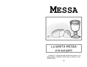 La SANTA MESSA e le sue parti