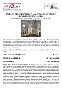 Circolare 2015-12 - Basilica di Sant`Andrea di Mantova in notturne
