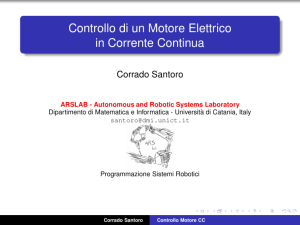 Controllo di un Motore Elettrico in Corrente Continua