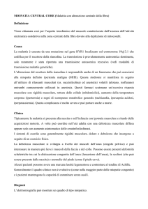 MIOPATIA CENTRAL CORE - Fondazione Malattie Miotoniche