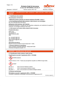 Scheda di dati di sicurezza