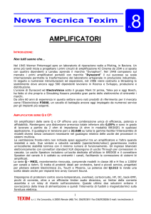 Pubblicazione Tecnica n.8 Amplificatori EV Teoria