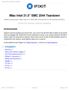 iMac Intel 21.5" EMC 2544 Teardown