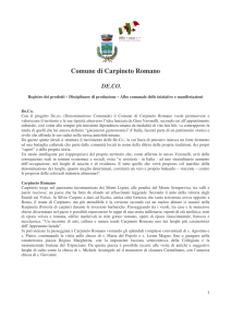 n.3 - Comune di Carpineto Romano
