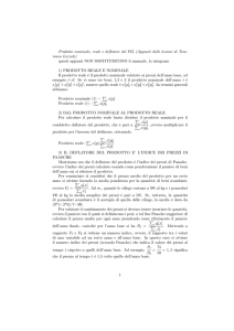 Prodotto nominale, reale e deflatore del PIL (Appunti delle lezioni di