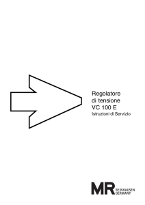 Regolatore di tensione VC 100 E