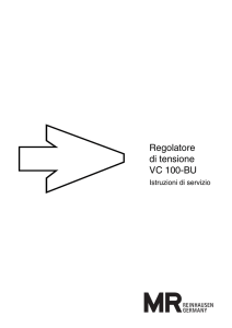 Regolatore di tensione VC 100-BU