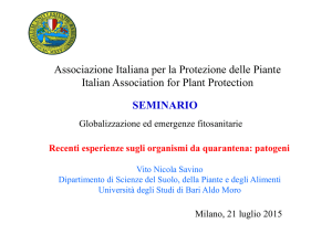 SEMINARIO Associazione Italiana per la Protezione delle Piante