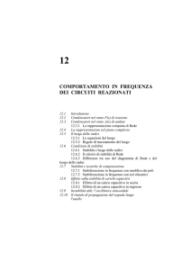 comportamento in frequenza dei circuiti reazionati