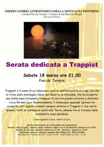 Serata dedicata a Trappist - Comune di San Marcello Piteglio