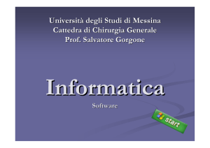 Software - Università degli Studi di Messina