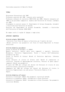 Curriculum Vitae - Regione Sicilia