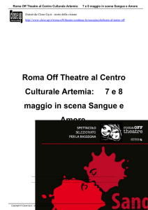 Roma Off Theatre al Centro Culturale Artemia: 7 e 8 - Close