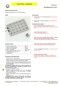 Kit di Fisica – Elettricità - Laboratorio di Fisica Liceo Laura Bassi