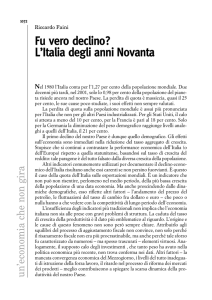 L`Italia degli anni Novanta - Centro Studi Luca d`Agliano