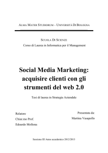 Social Media Marketing: acquisire clienti con gli strumenti del web 2.0