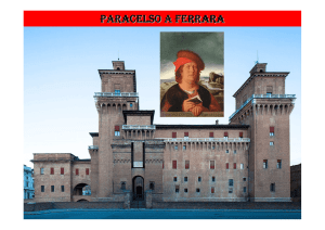 Paracelso a Ferrara