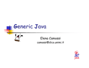 Generic Java