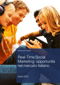 Real-Time Social Marketing: opportunità nel mercato