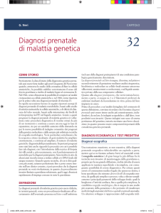 Diagnosi prenatale di malattia genetica