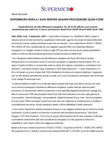 supermicro rivela i suoi server quadri-processore quad-core