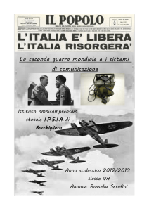 La seconda guerra mondiale e i sistemi di comunicazione