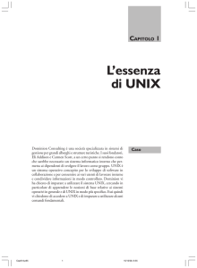 L`essenza di UNIX