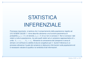 STATISTICA INFERENZIALE