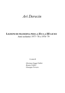 Derecin-Lezioni Filosofia