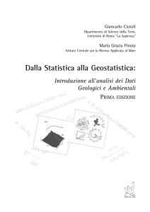 Dalla Statistica alla Geostatistica