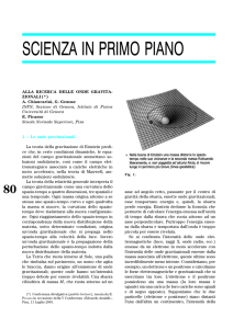 onde gravitazionali - Società Italiana di Fisica